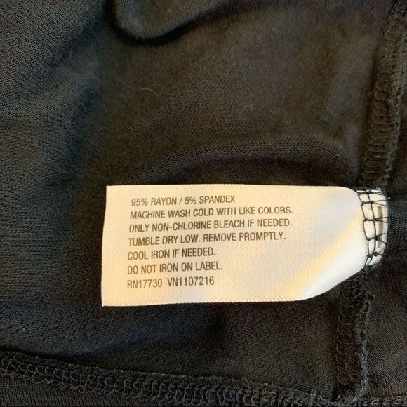 Liz Lange Maternity Black Dress Tie Back Size Extra Small - Picture 8 of 10